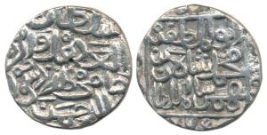 Muhammad Shah I, Silver Tanka, 10.40g, Hadrat Ahsanabad Mint, AH 775 (G&G BH27). Very Fine