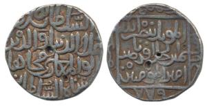 Ala al-din Mujahid Shah (AH 777-779, 1375-1378 AD), Silver Tanka, 10.59g, Hazrat Ahsananad