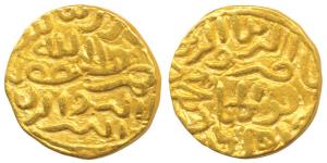 Nasir al-din Mahmud (AH 837-864, 1433-1459 AD), Gold Tanka, 10.70g, Mintless type, abu’l m