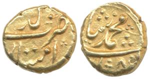 Muhammad Shah (AH 1131-1161, 1719-1748 AD), Gold Pagoda, 3.32g, Imtiazgarh Mint, the mint 
