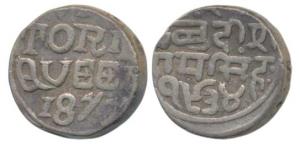 Ram Singh (VS 1878-1946, 1824-1889 AD), Silver Rupee, 11.06g, with the name of Queen Victo