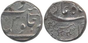Hyderabad Feudatories, Kalayani, Silver Rupee, 10.88g, Kalyani Mint (mint off flan), in th