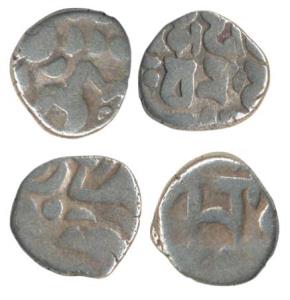 Gurjara Pratihara, Bhoj I (c. 836-885 AD), Silver Adivaraha Dramma (2), Boar or Varaha inc