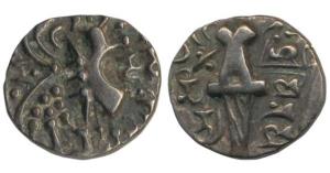 Karkotakas of Kashmir, Vinayaditya (8th century AD), Base Gold Dinara, 7.8g, seated goddes