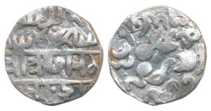 Salim Shah (BE 955-974, 1593-1612 AD), Silver Tanka, 10.08g, name of the ruler in Arakanes
