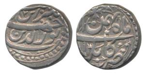 Jahangir, Silver Rupee, 11.32g, Kabul Mint, AH (102)7, Month Bahaman with decoration in th