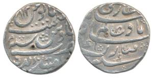 Shah Alam Bahadur (AH 1119-1124, 1707-1712 AD), Silver Rupee, 11.39g, Imtiyazgarh Mint, RY