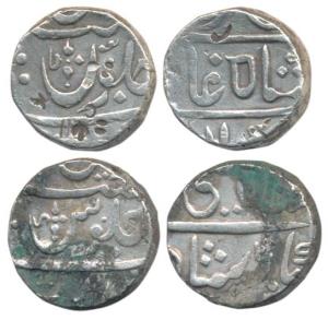 Muhiabad urf Poona Mint, Silver Rupee (2), in the name of Shah Ali Gohar (Shah Alam II), A
