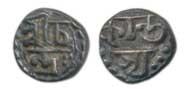 Chandrakanta Simha, Sudingha (SE 1733-1743, 1811-1821 AD), Silver 1/32nd Rupee, 0.34g, Rea