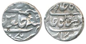 Hyderabad Feudatory, Nawabs of Elichpur, Nawab Namdar Khan, Silver Rupee, 11.46g, Elichpur