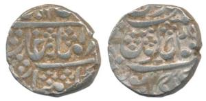 Sawai Jaipur Mint (pseudo mint name), Silver Rupee, in the name of Shah Alam II, RY 24 (KM