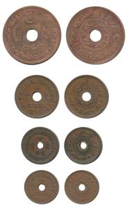 Vijayarajji (VS 1998-2004, 1942-1948 AD), Copper Adhio, Payalo, Dhabu and Dhinglo, all dat