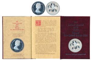 Cayman Islands, Silver $50, 1000 grains (67g), Six Sovereign Queens of England, Mary, Eliz