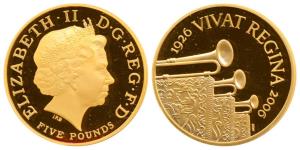 Great Britain, Elizabeth II, Gold 5 Pound Crown, 40g, Celebrating Her Majesty Queen Elizab