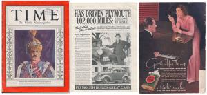 Time Magazine, February 22 1937, Nizam of Hyderabad Mir Osman Ali Khan featured on the cov