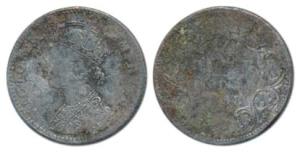 Victoria Empress, Silver ¼ Rupee, 1898, Bombay Mint, C / I / B incuse, ’8’ in date struck 