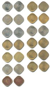 George VI, Cupro-Nickel and Nickel Brass ½ Anna, 1942, Calcutta Mint, No Mint mark i.e. no