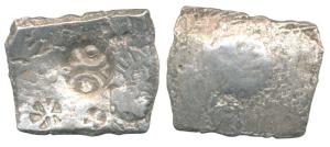 Archaic Punch Marked Coinage, ’Narhan Hoard’ type, attributed to Shakya Janapada, Silver D