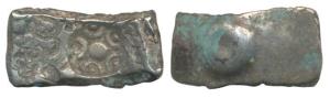 Archaic Punch Marked Coinage, ’Narhan Hoard’ type, attributed to Shakya Janapada, Silver D