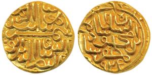 Shams al-Din Muzaffar II (AH 917-932, 1511-1525 AD), Gold Tanka, 11.4g, Muhammadabad Mint,