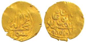 Humayun (1st reign, AH 937-960, 1530-1540 AD), Gold 1/10 Mohur, 0.81g, mintless type but a