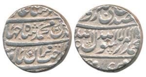Shah Jahan, Silver Rupee, 11.46g, mint name off flan (KM type 226). Very Fine+.
