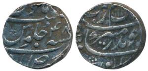 Aurangzeb, Silver Rupee, 11.62g, Makhsoosabad (Murshidabad) Mint, AH 1116/48, (KM 300.58).