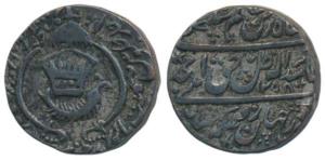 Amjad Ali Shah (AH 1258-1263, 1842-1847 AD), Copper Falus, 9.22g, Mulk Awadh Baitu -s- Sul