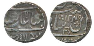 Hyderabad Feudatories, Narayanpet (Dilshadabad), Silver Rupee, 11.17g, in the name of Shah