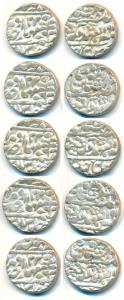 Madho Singh II, Silver Rupee (5), RY 33 (KM 145). Extremely Fine. (5)
