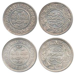 Khengarji III (VS 1932- 1999, 1875-1942 AD), Silver 2 ½ Kori (2), in the name of George V 