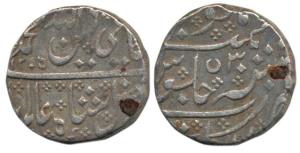 Pondicherry, Arkat Mint, Silver Rupee, 11.34g, in the name of Shah Alam II, AH 1205/30, cr