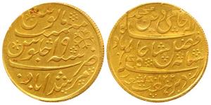 Murshidabad (Calcutta) Mint, Gold Heavy Mohur, 13.24g, in the name of Shah Alam II, AH 120