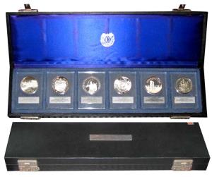 War Memorial, 0.999 Fine Silver Proof set of the 13th to the 18th Commemorative Medals iss