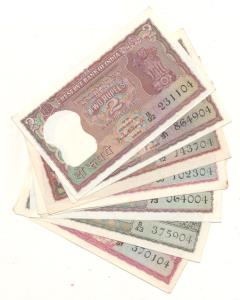 Rupees 2, set of 36 notes with different dates and signatures of all varieties, all with t