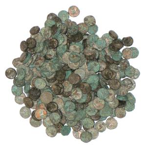Kangra Raja, Copper Jital (327), assorted lot of Kapa Chandra Deva and Apurva Chandra Deva