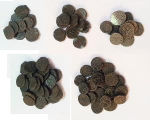 Ghaznavids and Ghori, Copper and Billon Jital (79), Baharam Shah, Khusraw Shah and Iltutmi