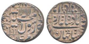 Shah Jahan, Silver Rupee, 11.45g, Daulatabad Mint, AH 1066/29, mint in right margin (KM 23