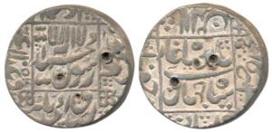 Shah Jahan, Silver Rupee, 11.38g, Junagarh Mint, AH 1054, (KM 235.8). Very Fine+.