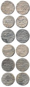 Aurangzeb (AH 1068-1118, 1658-1707 AD), Silver Rupee, Ajmer Mint, AH 1108; Mushtaqir-ul-Kh