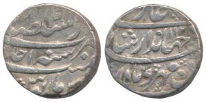 Jahandar Shah, Silver Rupee, 11.36g, Dar-us-Sultanate Lahore Mint, AH 1124/Ahd (KM 364.14)