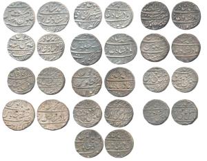 Muhammad Shah, Silver Rupee, Mustaqir ul-Khilafat Akbarabad Mint, AH 1140/10; Azimabad Min
