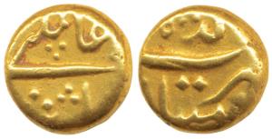 Alamgir II, Gold Pagoda, 3.12g, Imtiyazgarh Mint (KM 468.1). Very Fine+, Rare.