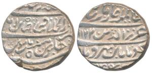 Alamgir II, Silver Rupee, 11.35g, Dar-ul-Khilafat Shahjahanabad Mint, AH 1172/5, Meh chu T
