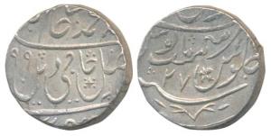 Shah Alam II (AH 1173-1221, 1759-1806 AD), Silver Rupee, 11.24g, Gokulgarh Mint, Local Gov