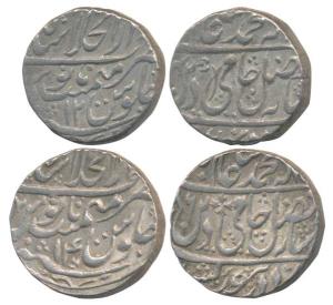 Shah Alam II, Silver Rupee, 11.20g, Dar-ul-Khilafat Shahjahanabad Mint, AH 1184/12 and 118