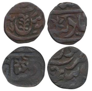 Islamabad (Mathura) Mint, Copper Paisa (2), in the name of Shah Alam II, (similar to T2e M