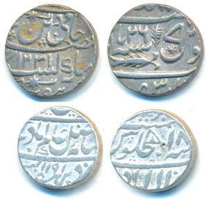 Muhammadabad Banaras Mint, Silver Rupee, AH 1231/26, in the name of Shah Alam II, fish on 