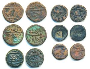 Copper Paisa (6), Jodhpur (3), Bijay Singh and Man Singh, Dar-ul-Mansoor Jodhpur and Nagau
