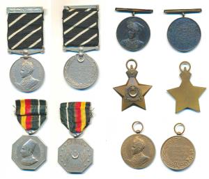 Bahawalpur, Sadiq Muhammad Khan V, Bronze, Overseas service medal 1939-45, Installation Me